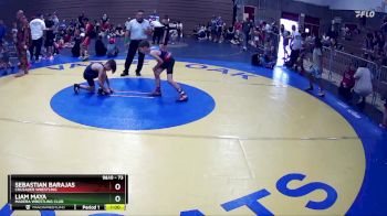 73 lbs Round 5 - Liam Maya, Madera Wrestling Club vs Sebastian Barajas, Crusader Wrestling