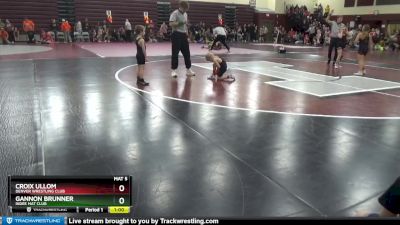 B-5 lbs Cons. Semi - Gannon Brunner, Indee Mat Club vs Croix Ullom, Denver Wrestling Club