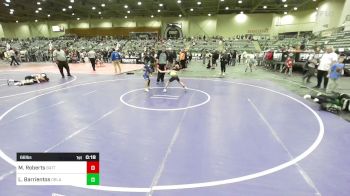 66 lbs 3rd Place - Maci Roberts, Battle Mountain WC vs Leilani Barrientos, Orland WC