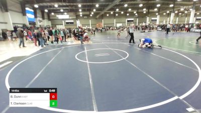 144 lbs Consi Of 8 #2 - Brett Dunn, East Valley WC vs Trey Clarkson, Clarkson Club