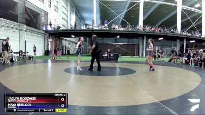 100 lbs Round 2 (8 Team) - Jaclyn Bouzakis, Pennsylvania Blue vs Maya Bullock, Indiana