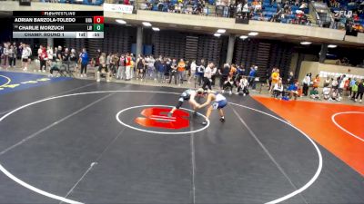 175 lbs Champ. Round 1 - Charlie Morzuch, Lincolnway West vs Adrian Barzola-Toledo, Unattached