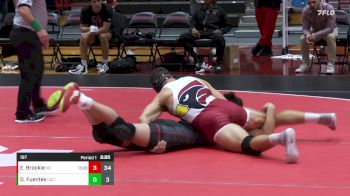 197 lbs Elijah Brockie, North Central vs Diego Fuentes, Carthage College