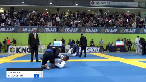 THIAGO ALMEIDA vs GABRIEL MENDONCA 2019 European Jiu-Jitsu IBJJF Championship