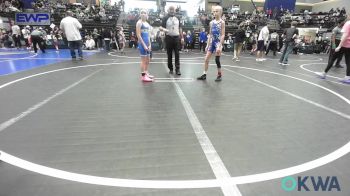 67-70 lbs Rr Rnd 1 - Avery Wagner, Choctaw Ironman Youth Wrestling vs Emilia Helsley, Piedmont