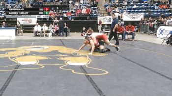 3 - 215 lbs 1st Place Match - Brian Bland, Fauquier vs Cannen Harlow, Goochland