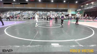 80 lbs Quarterfinal - Landon Wilbur, Predator Wrestling vs Crew Card, Tulsa Blue T Panthers