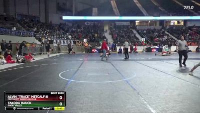 138 lbs Cons. Round 2 - Alvin ``Trace`` Metcalf Iii, Fort Scott Wrestling Club vs Takoda Hauck, Smoky Valley