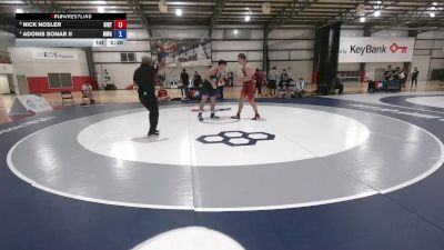 87 kg Cons. Semis - Nick Nosler, Southern Illinois Regional Training Center vs Adonis Bonar II, MWC Wrestling Academy