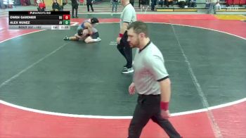 197 lbs Cons. Round 1 - Alex Nunez, Avila vs Owen Gardner, Drury