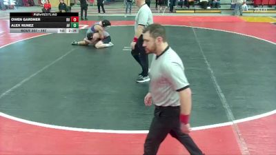 197 lbs Cons. Round 1 - Alex Nunez, Avila vs Owen Gardner, Drury