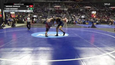 285 lbs Cons. Round 3 - Josh Woodrey, Augustana (IL) vs Michael Douglas, Wis.-La Crosse