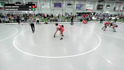 JR BOYS HARD LUCK - 160.6-162.2 Champ. Round 2 - Cayden Newton, Trailhands Wrestling Club vs Liam Gonzalez, California