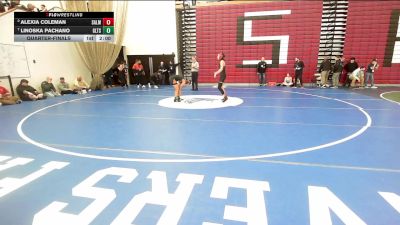 126 lbs Quarterfinal - Alexia Coleman, Salem vs Linoska Pachano, Greater Lawrence