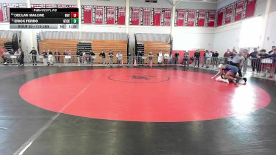 175 lbs Round Of 16 - Declan Malone, Weymouth vs Erick Ferro, Natick