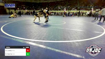 108 lbs Consi Of 8 #2 - Alayah Losey, Maize WC vs Sydney Harris, Shelton Wrestling Academy