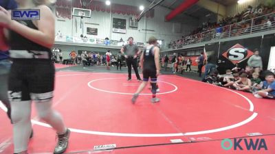 100 lbs Rr Rnd 4 - Ty (Collett) Stewart, Checotah Matcats vs Gavin Linker, Van Buren Matdawgs