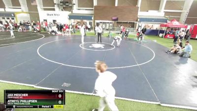 132 lbs Cons. Semi - Atreyu Phillipsen, Delta Wrestling Club vs Jax Mescher, Team Idaho WC