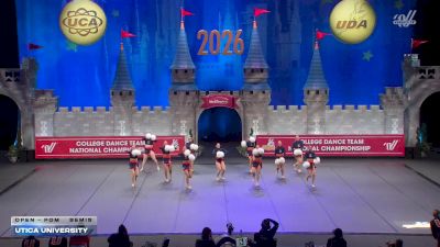 Utica University [2026 Open - Pom Semis] 2026 UCA & UDA College Cheerleading and Dance Team National Championship