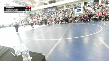 100 lbs Semifinal - Nevi Brady, Cedar Valley vs Kinzy McCauley, Uintah