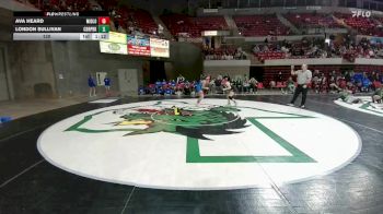 120 lbs Round 3 - Semis (4 Team) - London Sullivan, Cedar Park vs Ava Heard, Midlothian