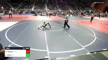 49 lbs Round Of 16 - Kaison Season, Umpqua WC vs Landon Khan, Bear Cave