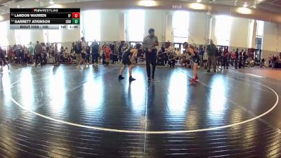 100 lbs Cons. Round 2 - Landon Warren, VB FIGHTHOUSE vs Garrett Atkinson, Ground Up USA