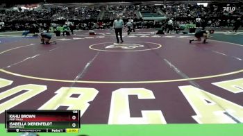 138 lbs Champ. Round 3 - Kahli Brown, Post Falls vs Isabella Dierenfeldt, Idaho Falls