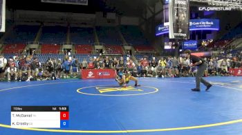 113 lbs Cons 8 #2 - Trae McDaniel, Tennessee vs Kenneth Crosby, Colorado