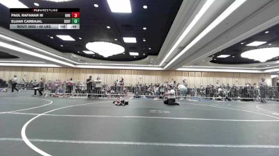 40 lbs Semifinal - Paul Rafanan III, Riverside Rascal vs Elijah Carbajal, Scotsmen WC