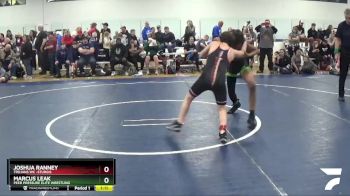 100 lbs Cons. Round 3 - Joshua Ranney, Trojans WC -Sturgis vs Marcus Leak, Peer Pressure Elite Wrestling