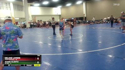 144 lbs Round 4 (16 Team) - Delane Lamere, Team Montana vs Kanin Klentz, SD Red