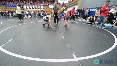 80 lbs Consolation - Cael Allen, Carl Albert vs Blaine Mudgett, Choctaw Ironman