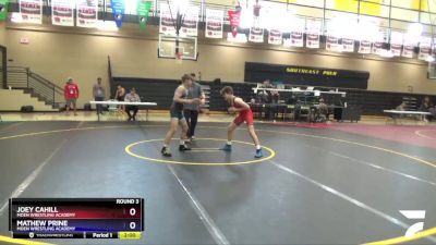 106 lbs Round 3 - Joey Cahill, Moen Wrestling Academy vs Mathew Prine, Moen Wrestling Academy