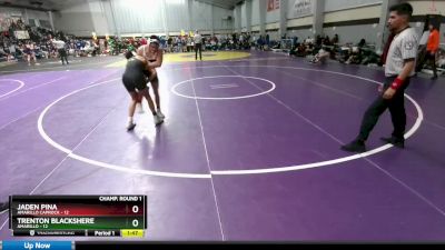 132 lbs Round 1 (16 Team) - Trenton Blackshere, Amarillo vs Jaden Pina, Amarillo Caprock