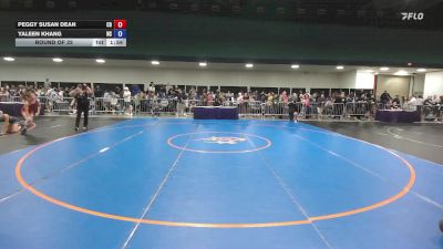 100 lbs Round Of 32 - Peggy Susan Dean, CO vs Yaleen Khang, NC