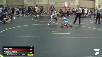 66 lbs Round 2 (10 Team) - Piper Fry, POWA vs Angelica Ponce, Untouchables
