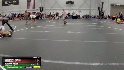 144 lbs Round 7 (8 Team) - Jordan Mills, Kraken Red vs Deshawn Jones, Dover Bandits