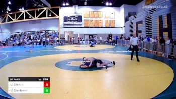 133D lbs Rr Rnd 3 - Jacob Cox, NC State vs Joe Couch, West Point