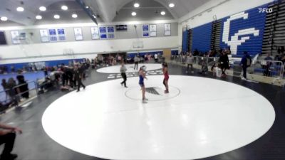 120 lbs Quarterfinal - Evelyn Lopez, Hamilton vs April Alvarez, Team Thunder