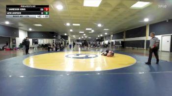 175 lbs Champ. Round 2 - Levi Justice, Calvary Chapel vs Jameson King, Frontier