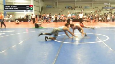 160 lbs Round Of 64 - Cullen Spence, MF Dynasty Black - HSB vs Johnathan Ford, Attrition Wrestling Gold - HSB