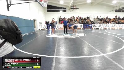 175 lbs Cons. Round 1 - Teodoro Cortes-Ramirez, Madera South vs Isaac Wilder, Redwood