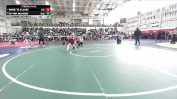 100 lbs Champ. Round 2 - Danette Olguin, St Helena vs Myana Watkins, Alhambra (Martinez)