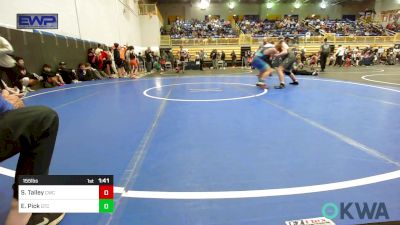 155 lbs Quarterfinal - Stran Talley, Cowboy Wrestling Club vs Ethan Pick, Grove Takedown Club