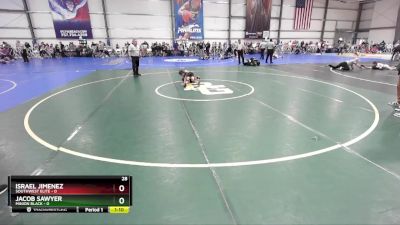 48 lbs Rd# 6- 9:00am Saturday Final Pool - Jacob Sawyer, Minion Black vs Israel Jimenez, SouthWest Elite