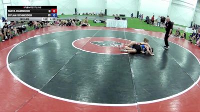 120 lbs Maya Hammond, Indiana vs Dylan Schneider, Kansas