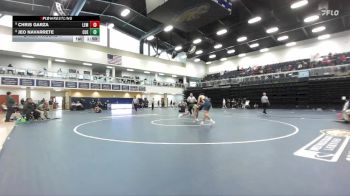 141 lbs Champ. Round 1 - Chris Garza, Lemoore College vs Jeo Navarrete, Cuesta College