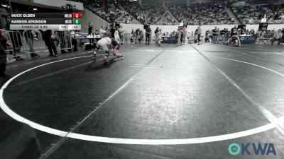 67 lbs Consi Of 8 #2 - Huck Olsen, Mojo Grappling Academy vs Karson Atkinson, Husky WC