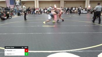 190 lbs Quarterfinal - Oz Nowick, Team Israel vs Jose Garcia, Roosevelt Mustangs